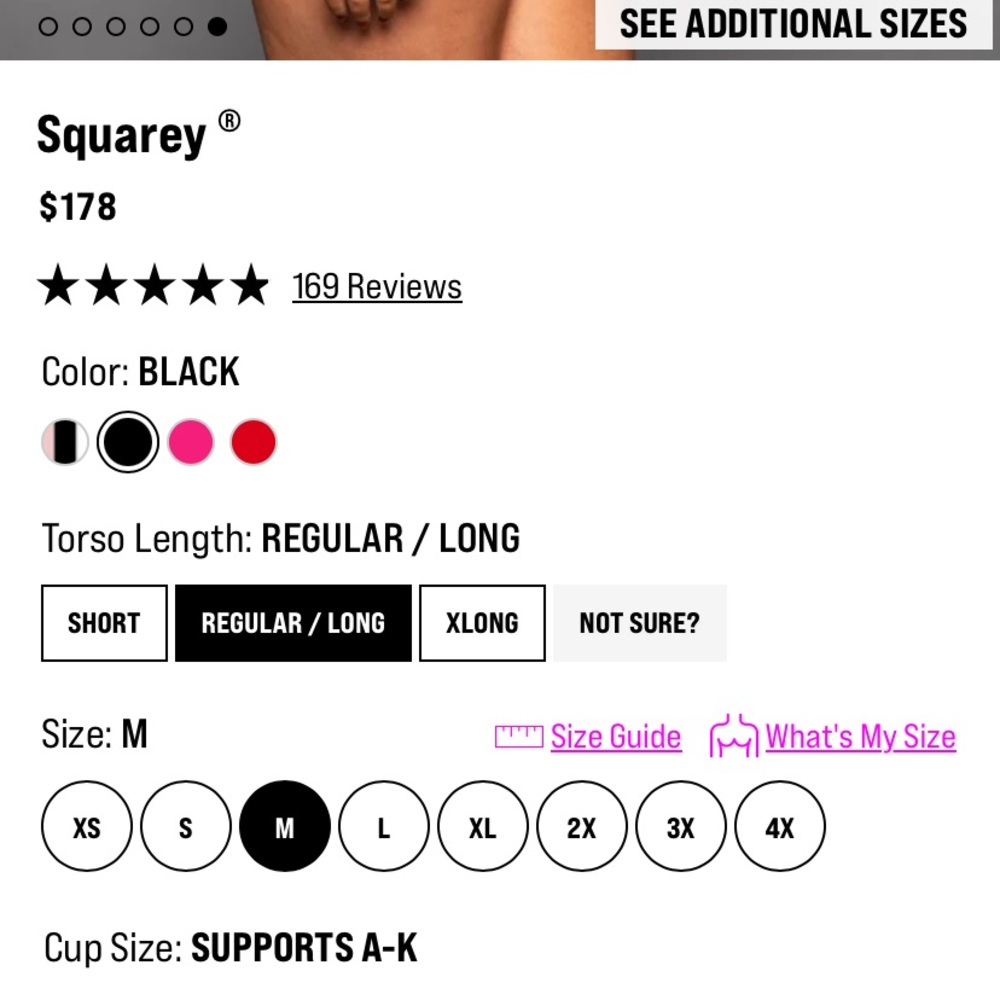 TA3 size M Squarey Black Swimsuit - Picture 12 of 12